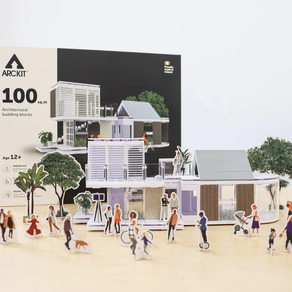 Bundle kit of 10 Arckit 100 sqm. Architectural Model Building Kits & Building Plates