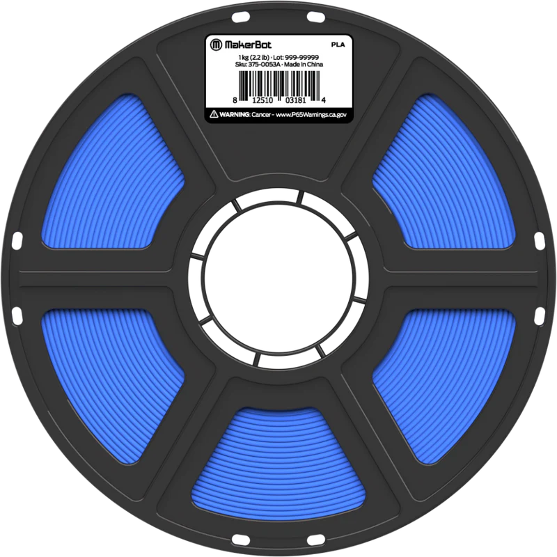 MakerBot Sketch Filament 5 Pack: Red, Yellow, Green, Blue, Gray