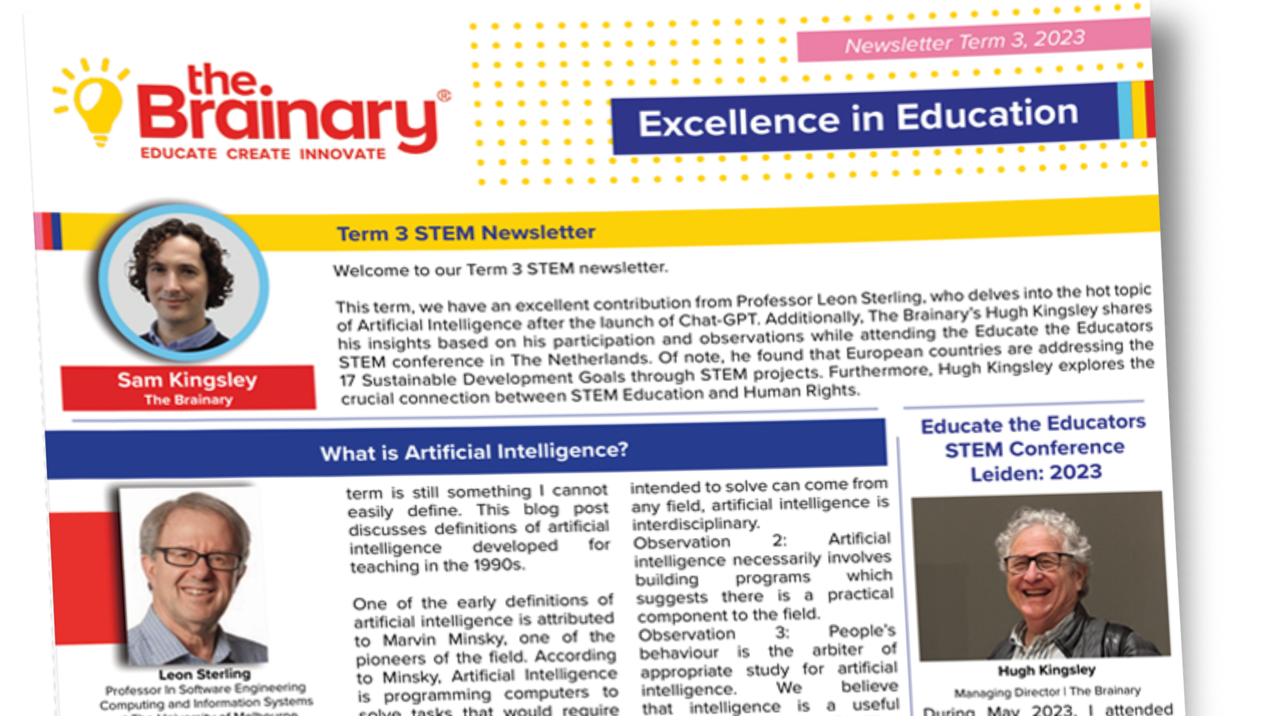 STEM Newsletter – Term 3 – 2023 – The Brainary