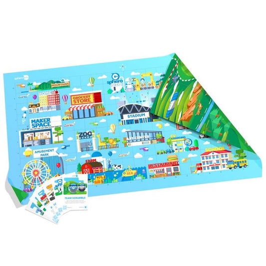 Sphero City & Golf Code Mat + Activity Card Set