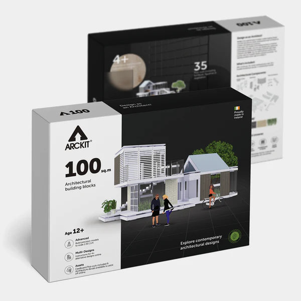 Bundle kit of 10 Arckit 100 sqm. Architectural Model Building Kits & Building Plates