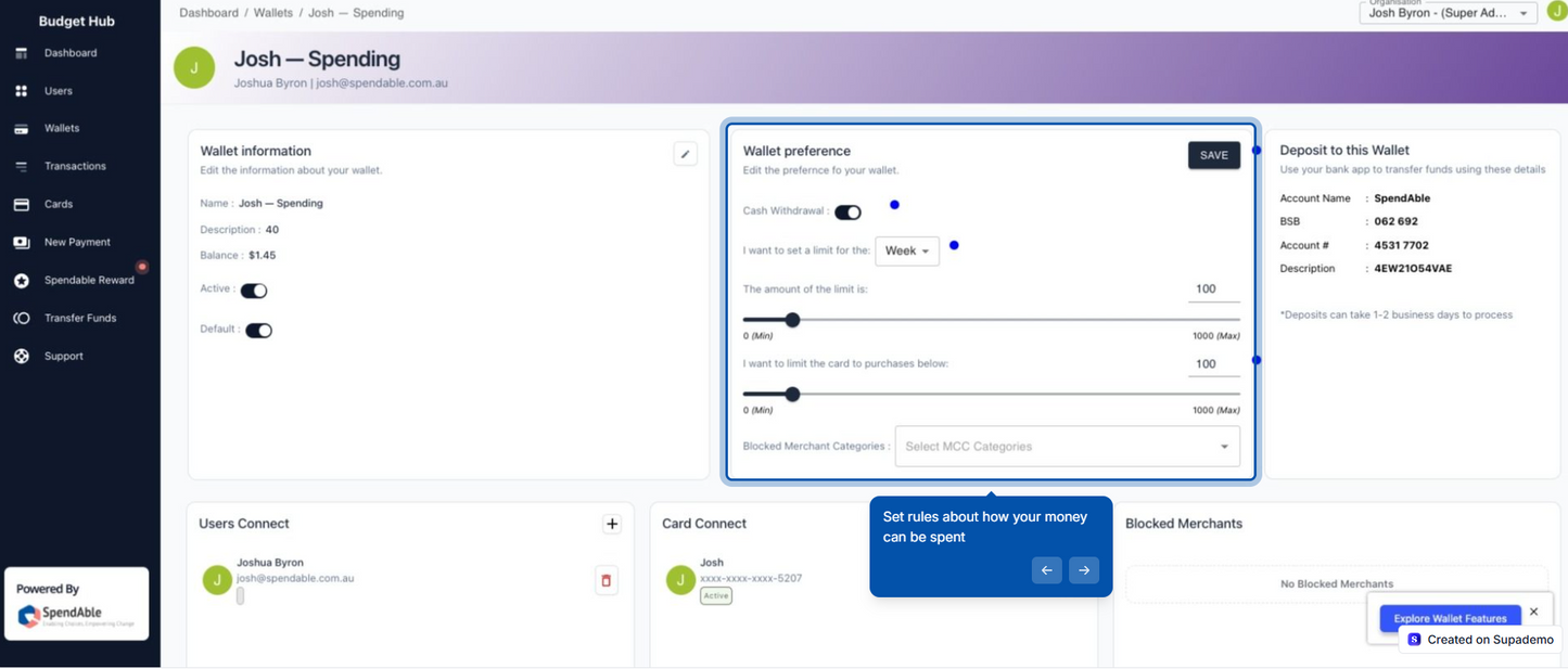 SpendAble – Supported Debit Card Program for NDIS Participants