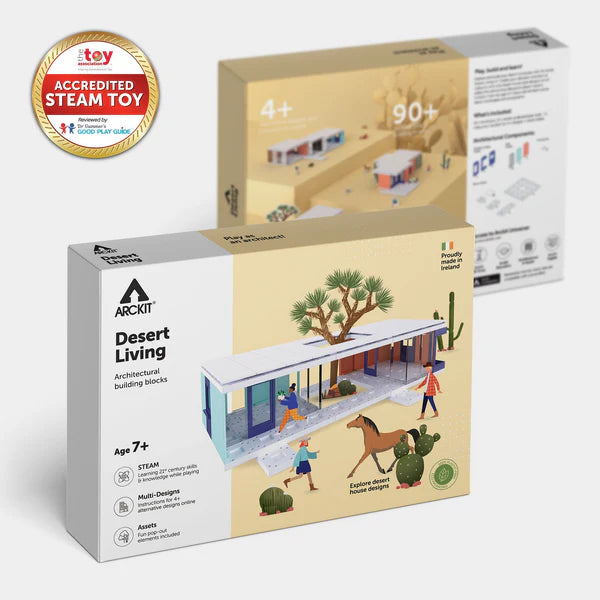 Bundle kit of 6 Arckit Desert Living Model House Kits & Building Plates