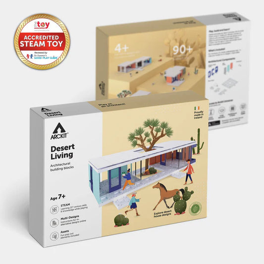 Bundle kit of 6 Arckit Desert Living Model House Kits & Building Plates
