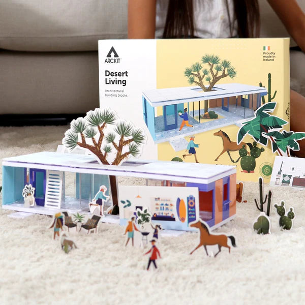 Bundle kit of 6 Arckit Desert Living Model House Kits & Building Plates