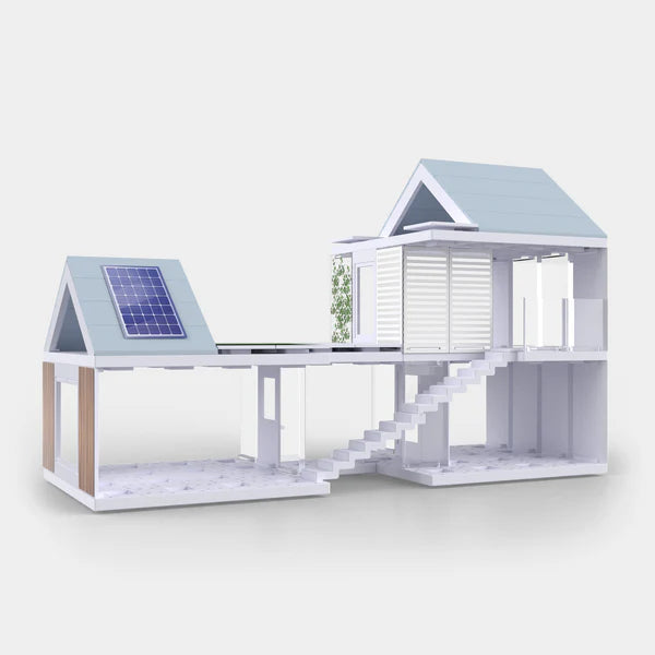 Bundle kit of 12 Arckit GO Eco Model House Kits & Building Plates