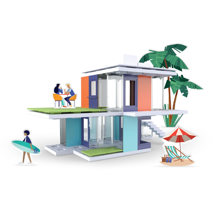Arckit Coastal Living Model House Building Kit (Ages 7+)