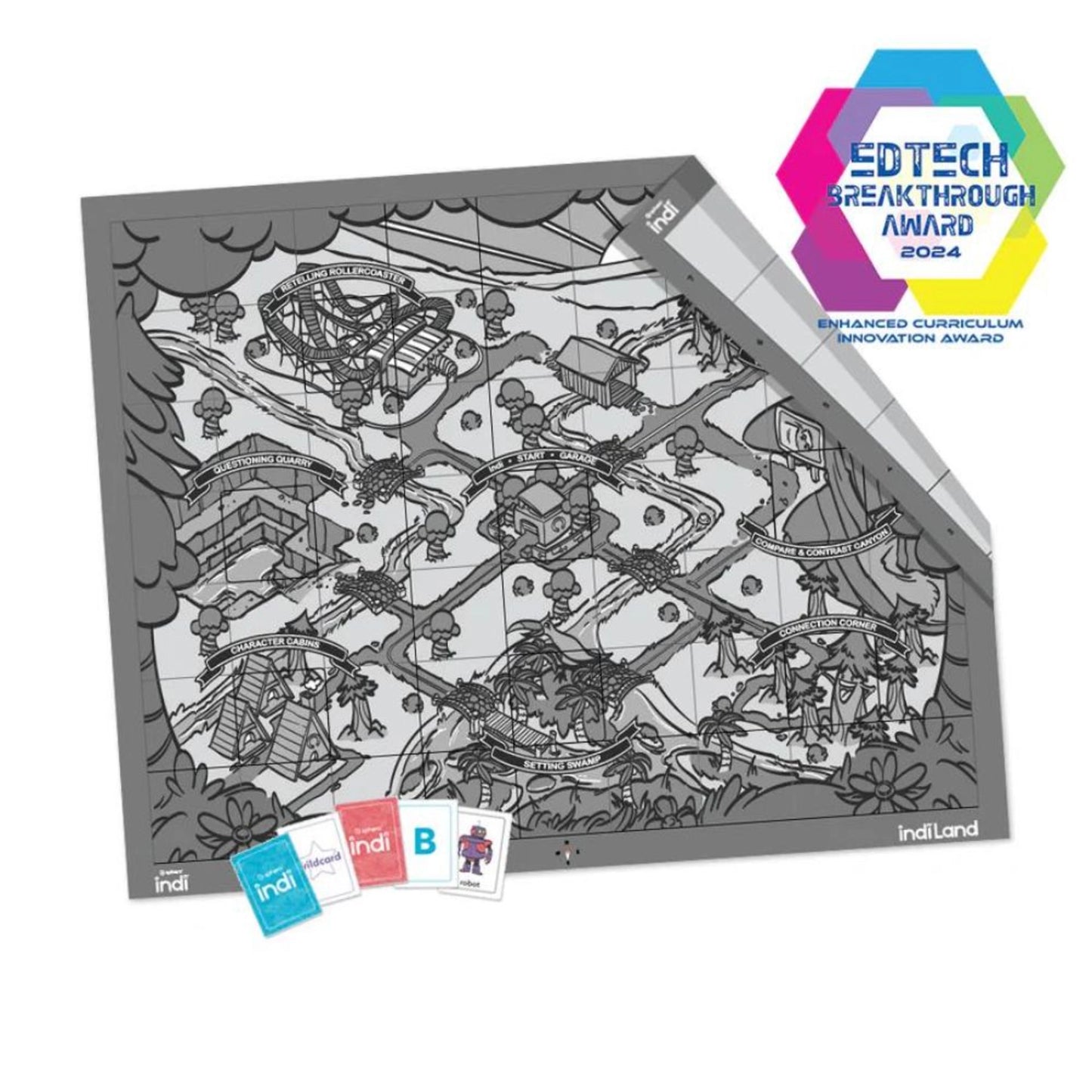 Sphero Indi Code Mat & Literacy Cards